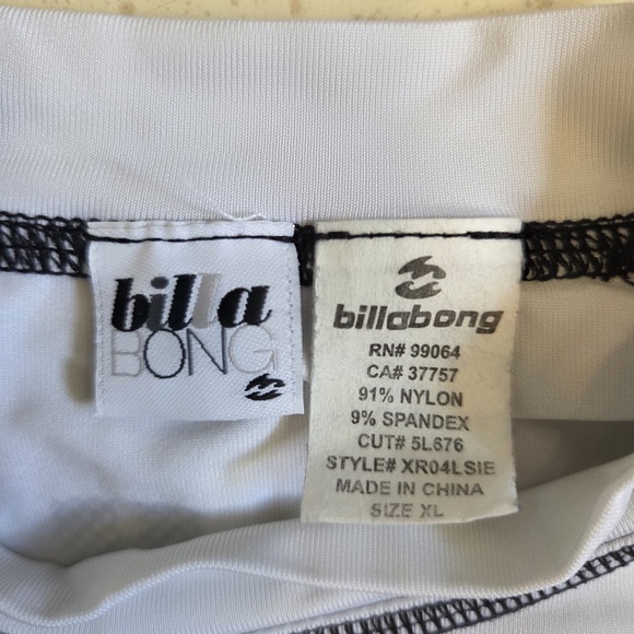 Billabong Kids White Tee with Colorful Logo - Picture 3 of 4